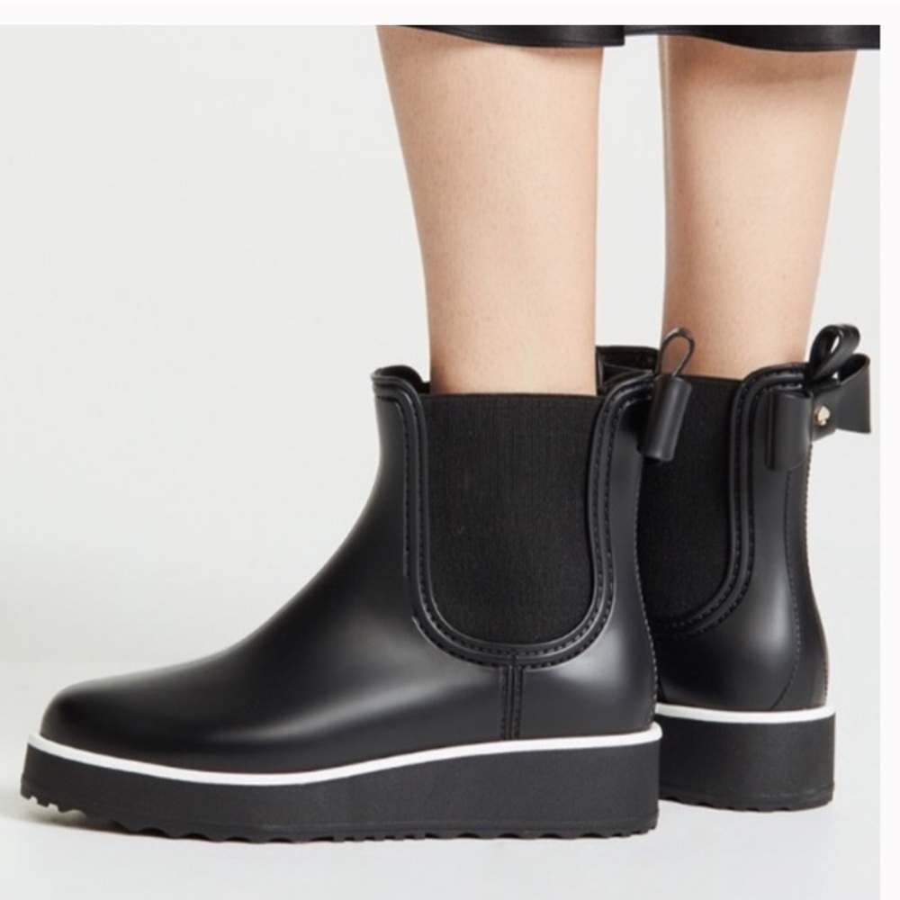 Kate Spade Malcom Wedge Rain Boot - Black